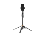 360° face-tracking selfie stick for smartphones includes a clip, expandable tripod, and is portable for outdoor photography.