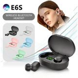 NEW E6S Bluetooth Earphones Wireless bluetooth headset Noise Cancelling Headsets With Microphone Headphones