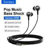 Earmax ER99 Subwoofer High Fidelity in Ear Earphones With Clear Vocals Wide Sound Field and Subwoofer Earplugs