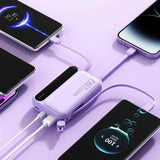 500000mAh Power Bank BuiIt in 4 Lines Super Fast Charging Large Capacity Portable External Battery for All Phones 2026