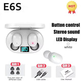 TWS E6S Fone Bluetooth Earphones Wireless Bluetooth Headset Noise Cancelling Headset With Microphone Headphones ForHuawei Xiaomi