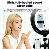 Ear hanging, non in ear Type-C digital gaming earphones, wired running, sports, with microphone, open design