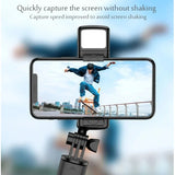 Selfie Stick Wireless Tripod Stand With Light Bluetooth Remote Extendable Portable For IPhone Mobile Phone Live Streaming Travel