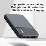 2024 New Power Bank Mobile Power Bank with Large Capacity of 5000mAh Compact and Portable Printable Logo Power Bank
