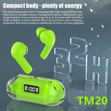 Wireless Mini Earbuds LED Power Digital Display TWS Wireless Headset Stereo Sound Bluetooth Headphones