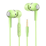 3.5mm Wired Earphone In Ear Headset HIFI Heavy Bass Earbuds Monitor Sports Headset Stereo Music Gaming Headphone With Microphone