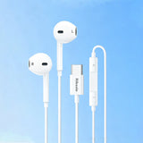 Wired Earbuds with Microphone, Wired Earphones in Ear Headphones HiFi Stereo for Android, Computer Most with 3.5mm/Type C Jack