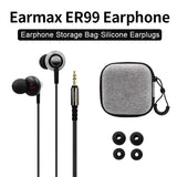 Earmax ER99 Subwoofer High Fidelity in Ear Earphones With Clear Vocals  Wide Sound Field and Subwoofer Earplugs
