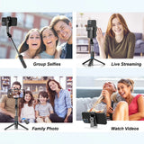 Selfie Stick with Tripod Stand and Remote, 42" Extendable Selfie Stick for iPhone 15 14 13 12 Pro Max Android Galaxy S23 S22