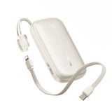 Baseus Power Bank 10000mAh 45W Fast-Charging 20000mAh High-Capacity PowerBank with Detachable USB-C to iPhone Cable for iPhone 1