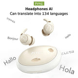 Sleeping Earphones HTC NE76 AI Translation Earbuds Wireless Bluetooth Noise Reduction HIFI Music Stereo Sound Headphones