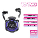 TWS Earphones Wireless Bluetooth 5.3 Headphones HD Microphone Call Noise Reduction Earbuds HiFi Stereo Touch Control Headsets
