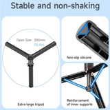 Selfie Stick Tripod with Bluetooth Remote, 6-Section Extendable Pole, 360° Rotation, Fill Light Option, for Phone Vlog