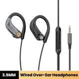 Ear hanging, non in ear Type-C digital gaming earphones, wired running, sports, with microphone, open design