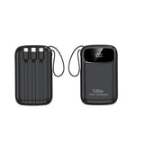 120W Super Fast Charging Power Bank New 20000mAh Large Capacity Power Bank with Cable