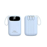 120W Super Fast Charging Power Bank New 20000mAh Large Capacity Power Bank with Cable
