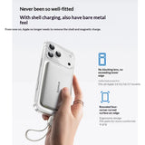 Baseus PPKPC-1027 Magnetic Wireless Power Bank 10000mAh 27W Fast Charging Built-in Cable Portable Charger Compatible with iPhone