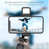 Selfie Stick Tripod Stand with Wireless Bluetooth Remote Extendable Stainless Steel Rod for Mobile Phones Live Streaming Selfie