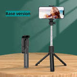 Selfie Stick Tripod Stand with Wireless Bluetooth Remote Extendable Stainless Steel Rod for Mobile Phones Live Streaming Selfie