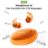 Sleeping Earphones HTC NE76 AI Translation Earbuds Wireless Bluetooth Noise Reduction HIFI Music Stereo Sound Headphones