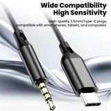 Ear hanging, non in ear Type-C digital gaming earphones, wired running, sports, with microphone, open design
