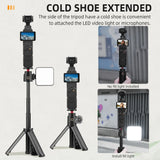 Selfie Stick Tripod For DJI Action 5 Pro 4/Osmo 360/Pocket 3/4/Insta360 Ace Pro 2,Camera Live Streaming Photography Accessories